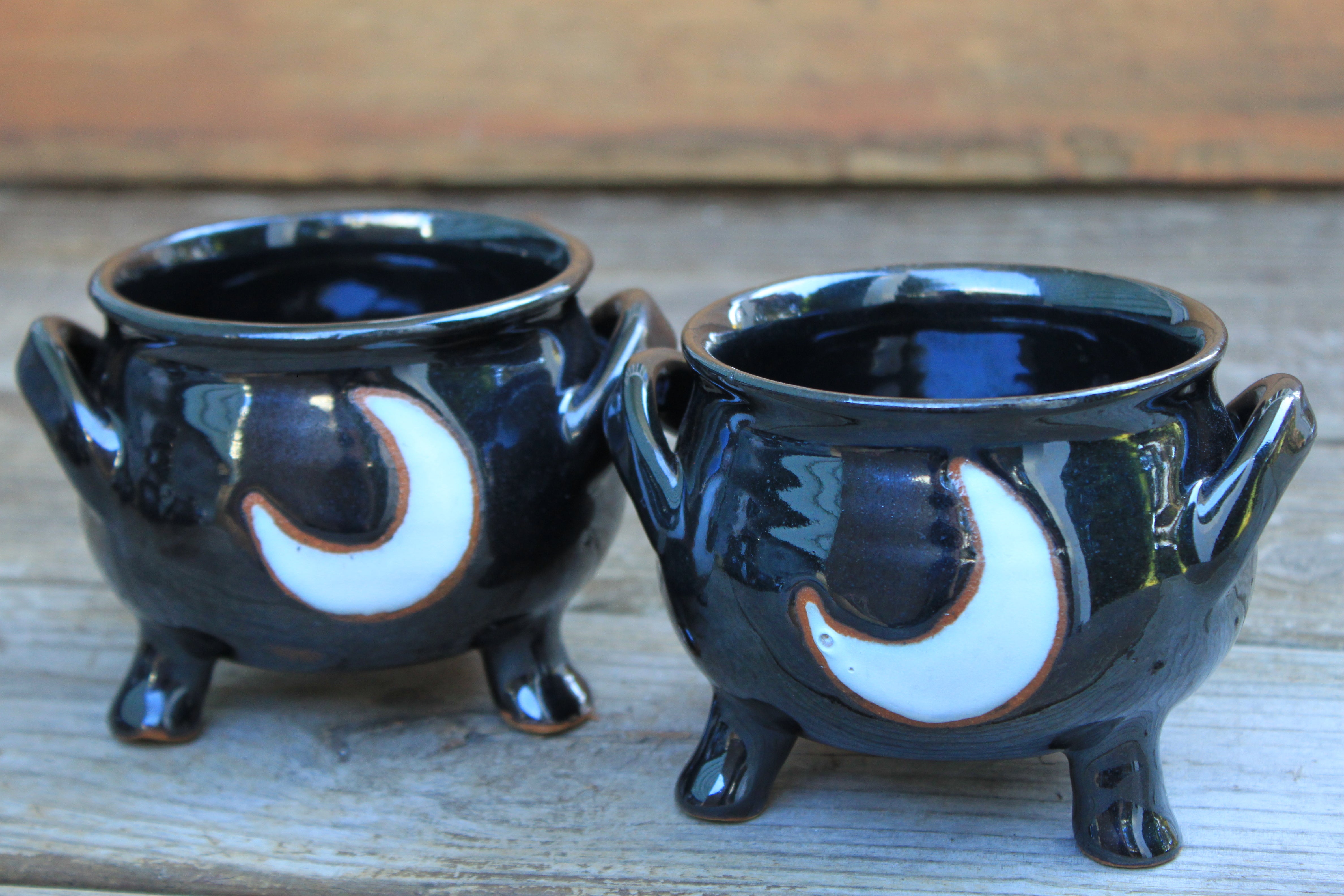 Crescent Moon and Moon Phase Cauldrons - sold separately, 16 oz