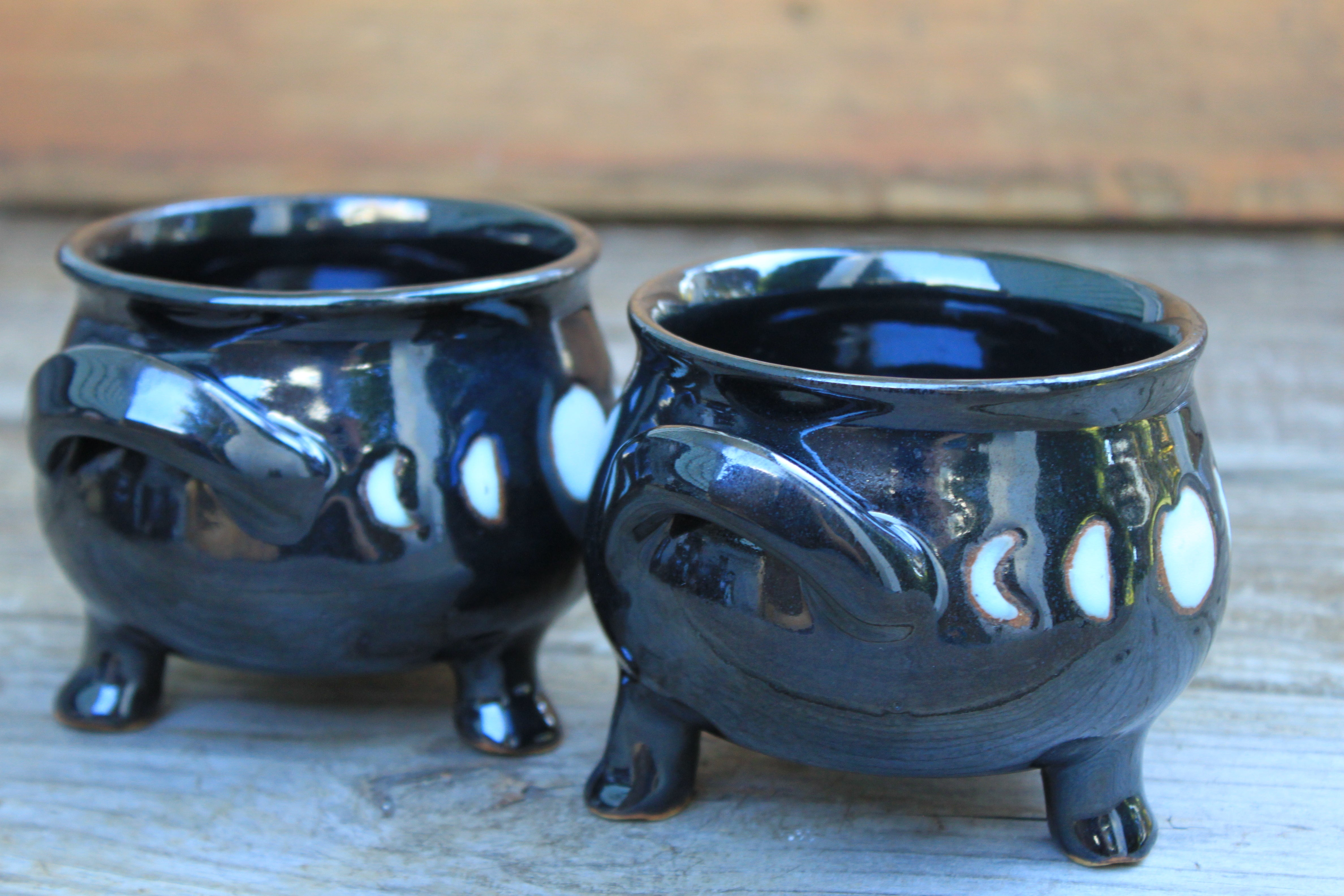 Crescent Moon and Moon Phase Cauldrons - sold separately, 16 oz