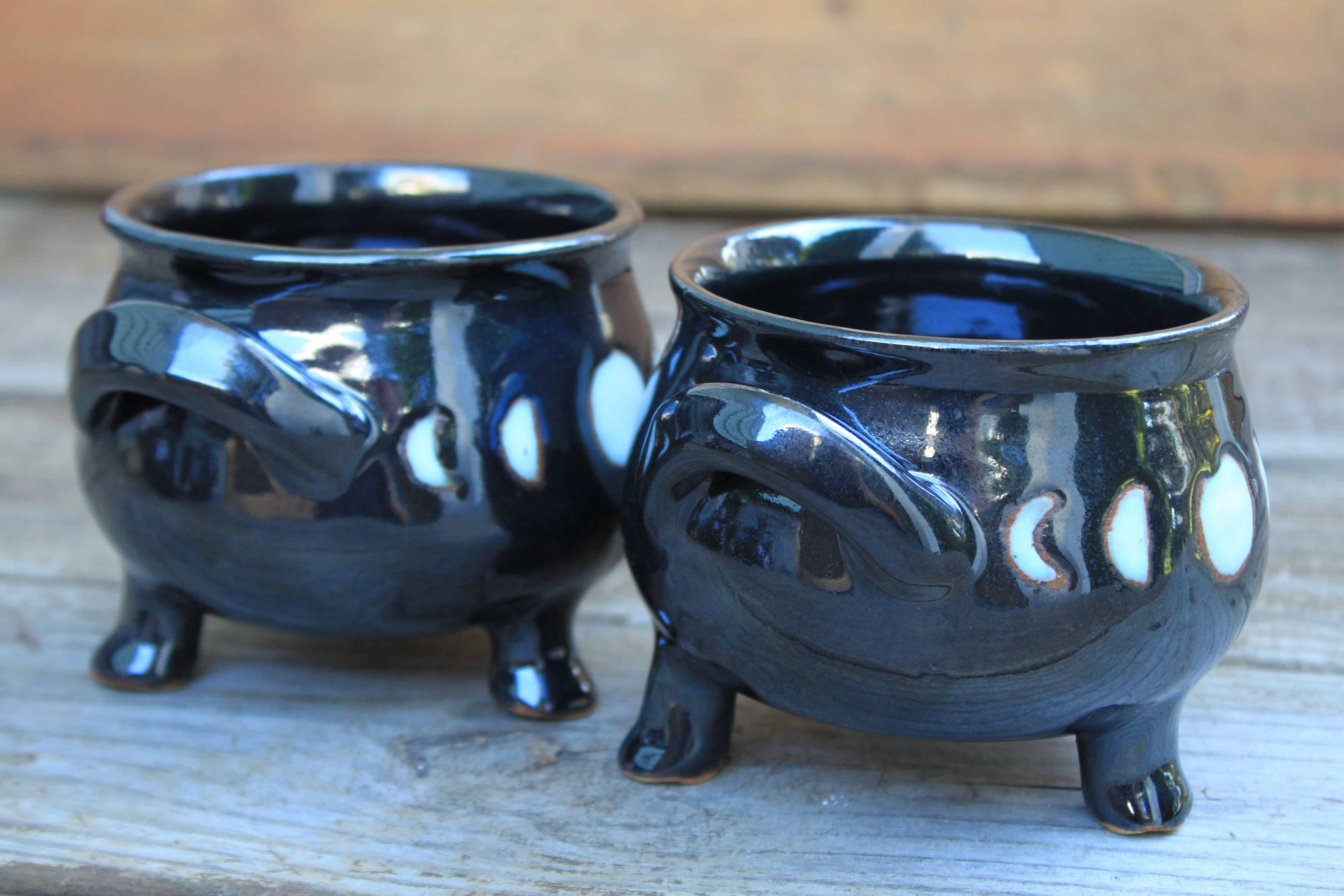 Crescent Moon and Moon Phase Cauldrons - sold separately, 16 oz