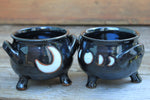 Load image into Gallery viewer, Crescent Moon and Moon Phase Cauldrons - sold separately, 16 oz
