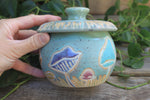 Load image into Gallery viewer, Mushroom Madness Lidded Jar

