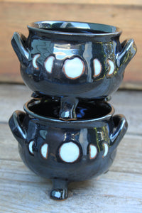 Crescent Moon and Moon Phase Cauldrons - sold separately, 16 oz