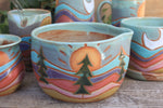 Load image into Gallery viewer, Rainbow Fields and Evergreen Dreams Mixing Bowl
