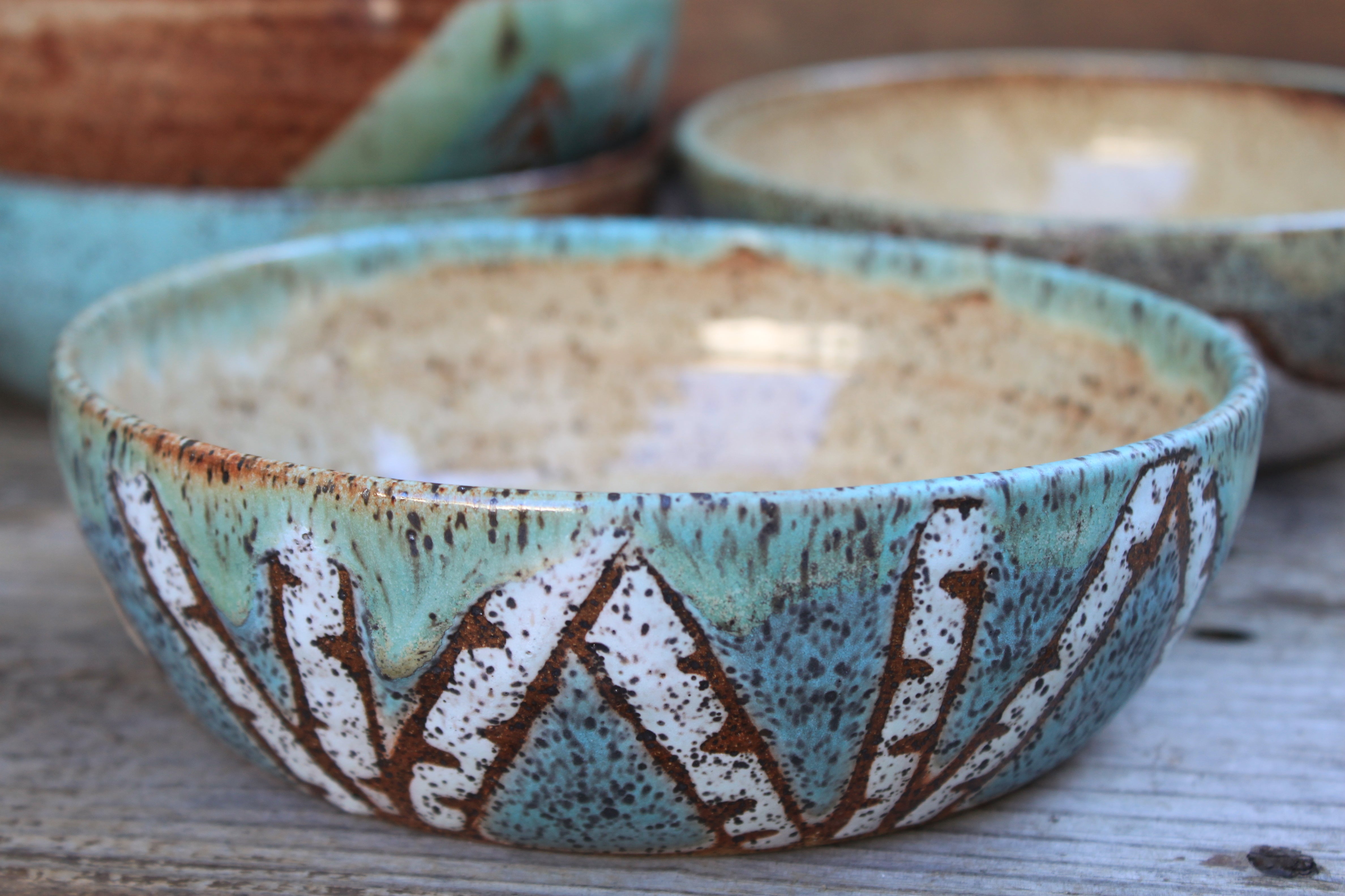 Cabin in Birch Grove Plate Bowl