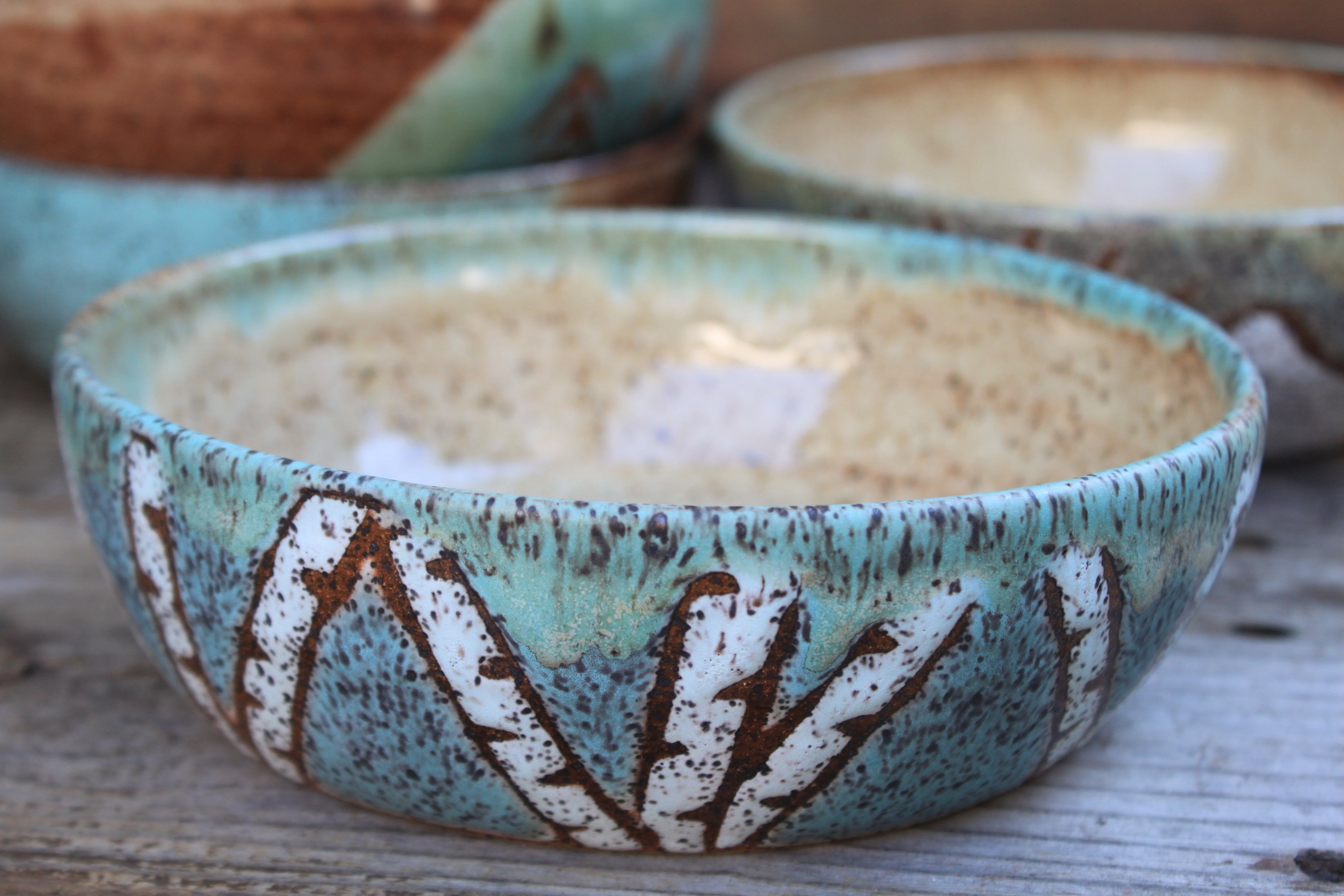 Cabin in Birch Grove Plate Bowl