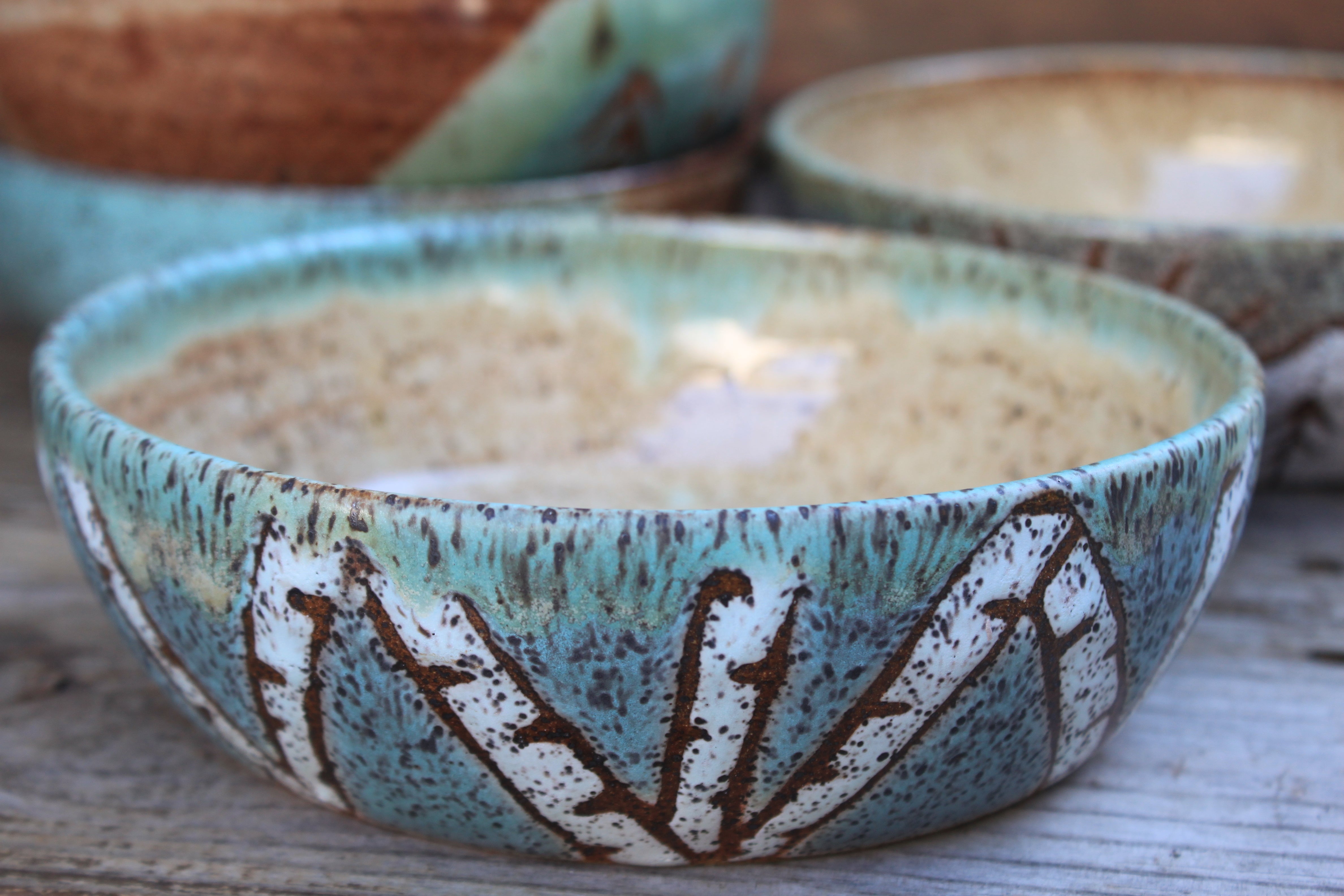 Cabin in Birch Grove Plate Bowl