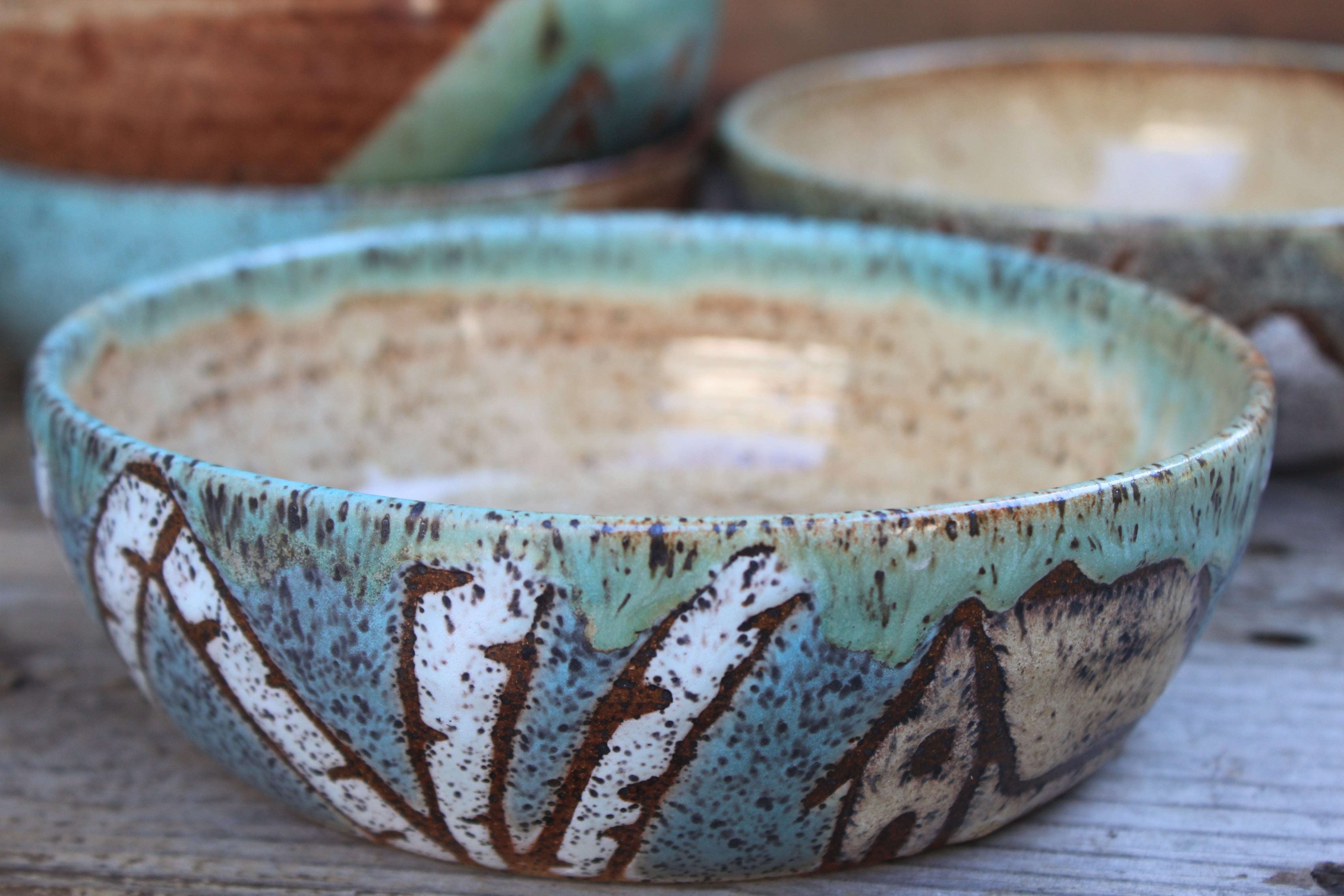 Cabin in Birch Grove Plate Bowl