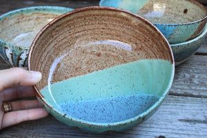 Seconds Sale! Forest Horizon Plate Bowl