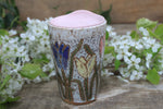 Load image into Gallery viewer, Carved Tulip Fields Handled Travel Mug, 13 oz
