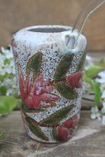 Load image into Gallery viewer, Magnolia Blooms Straw Cup, 14 oz
