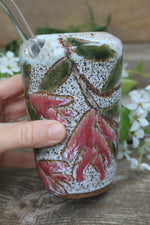 Load image into Gallery viewer, Magnolia Blooms Straw Cup, 14 oz
