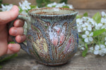 Load image into Gallery viewer, Carved Tulip Fields Mug, 16 oz
