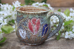 Load image into Gallery viewer, Carved Tulip Fields Mug, 16 oz
