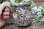 Load image into Gallery viewer, Carved Tulip Fields Mug, 16 oz

