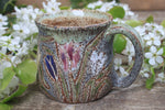 Load image into Gallery viewer, Carved Tulip Fields Mug, 16 oz
