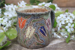 Load image into Gallery viewer, Carved Tulip Fields Mug, 16 oz
