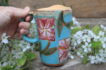 Load image into Gallery viewer, Cosmos Love Handled Travel Mug, 15 oz

