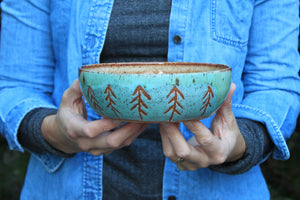 Seconds Sale! Forest Horizon Plate Bowl