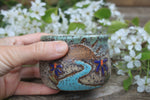 Load image into Gallery viewer, Coneflower Fields and Rolling River Espresso Cup, 8 oz
