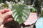 Load image into Gallery viewer, Monstera Leaf Trinket Dish, Various Colors - sold separately
