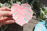 Load image into Gallery viewer, Monstera Leaf Trinket Dish, Various Colors - sold separately
