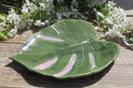 Load image into Gallery viewer, Monstera Leaf Pressing Tray, Green and Pink
