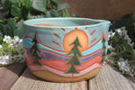 Load image into Gallery viewer, Rainbow Fields and Evergreen Dreams Mixing Bowl
