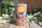 Load image into Gallery viewer, Rainbow Fields and Cone Flower Dreams Handled Travel Mug, 17 oz
