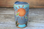 Load image into Gallery viewer, Bird of Paradise Beach Days Carved Handled Travel Mug, 17 oz
