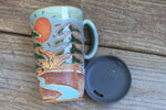 Load image into Gallery viewer, Sequoia River Days Handled Travel Mug, 18 oz
