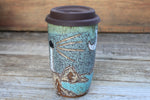 Load image into Gallery viewer, Acadia National Park Coastal Views Carved Handled Travel Mug, 20 oz
