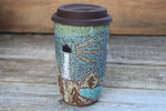 Load image into Gallery viewer, Acadia National Park Coastal Views Carved Handled Travel Mug, 20 oz
