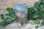Load image into Gallery viewer, Acadia National Park Coastal Cliffs and Sailboat Travel Mug, 19 oz

