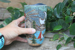 Load image into Gallery viewer, Acadia National Park Coastal Cliffs and Sailboat Travel Mug, 19 oz
