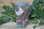 Load image into Gallery viewer, Glacial River and Coneflower Fields Carved Travel Mug, 18 oz

