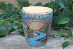 Load image into Gallery viewer, Evergreen Days and Rolling River Travel Mug, 12 oz
