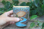 Load image into Gallery viewer, Evergreen Days and Rolling River Travel Mug, 12 oz

