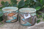 Load image into Gallery viewer, Evergreens and Rolling River Espresso Cups/Mini Bowls - sold separately, 9 oz
