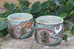 Load image into Gallery viewer, Evergreens and Rolling River Espresso Cups/Mini Bowls - sold separately, 9 oz
