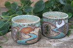 Load image into Gallery viewer, Evergreens and Rolling River Espresso Cups/Mini Bowls - sold separately, 9 oz
