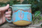 Load image into Gallery viewer, Desert Horizon Sunset Mug, 19 oz
