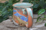 Load image into Gallery viewer, Beachy Sand Dune Sunset Carved Mug, 17 oz
