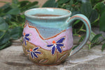 Load image into Gallery viewer, Coneflower Fields and Rolling River Mug, 17 oz
