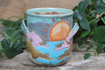 Load image into Gallery viewer, Beachy Sand Dune Sunset Carved Utensil Jar
