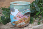 Load image into Gallery viewer, Beachy Sand Dune Sunset Carved Utensil Jar
