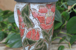 Load image into Gallery viewer, Peony Perfection Handled Travel Mug, 17 oz
