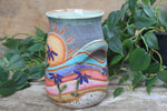 Load image into Gallery viewer, Rainbow Fields and Wildflower Dreams Vase/Utensil Jar
