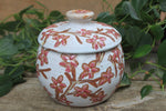 Load image into Gallery viewer, Cherry Blossom Lover Lidded Jar
