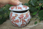 Load image into Gallery viewer, Cherry Blossom Lover Lidded Jar
