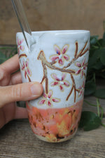 Load image into Gallery viewer, Cherry Blossom Straw Cup, 15 oz
